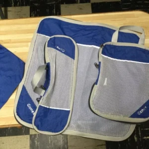 Gonex COMPRESSION PACKING CUBES, set of 3 with extra laundry bag new