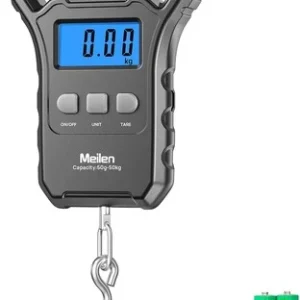 Digital Luggage Scale 110lb/50kg Hanging Suitcase Weigh Scale with Backlit LCD