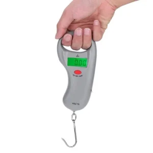 45kg Digital Luggage Scales Travel Portable Weighing Hanging Fishing Scale 2in1