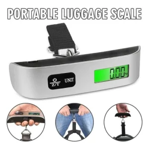 50KG Digital Luggage Scale Travel Portable Handheld Weighing Tool Suitcase Bag