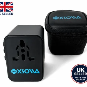 Universal Travel Adapter Worldwide Plug UK EU AU US with USB-C Port Fast Charger